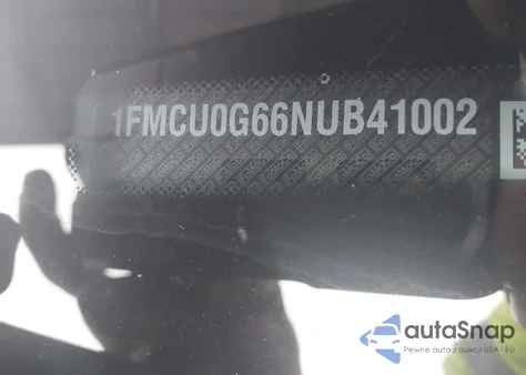 2022 Ford Escape Se z USA, uszkodzony, nr VIN 1FMCU0G66NUB41002